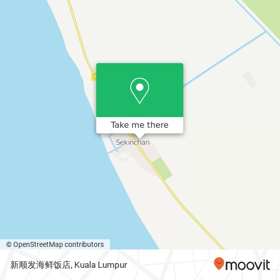 新顺发海鲜饭店 map