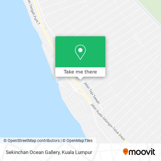 Sekinchan Ocean Gallery map