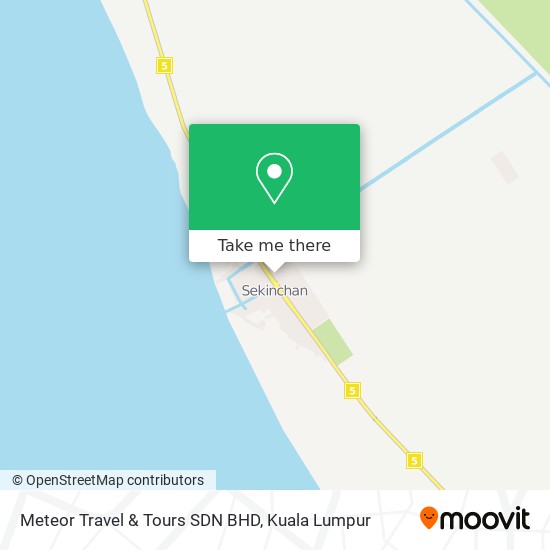 Meteor Travel & Tours SDN BHD map