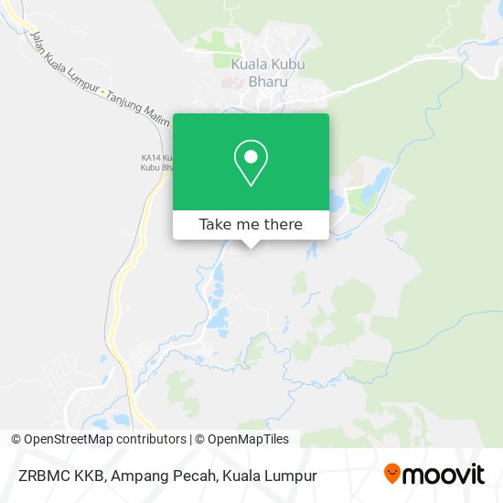 ZRBMC KKB, Ampang Pecah map