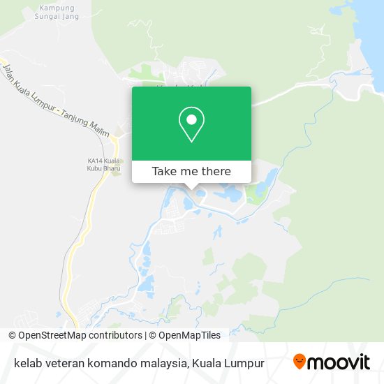 kelab veteran komando malaysia map