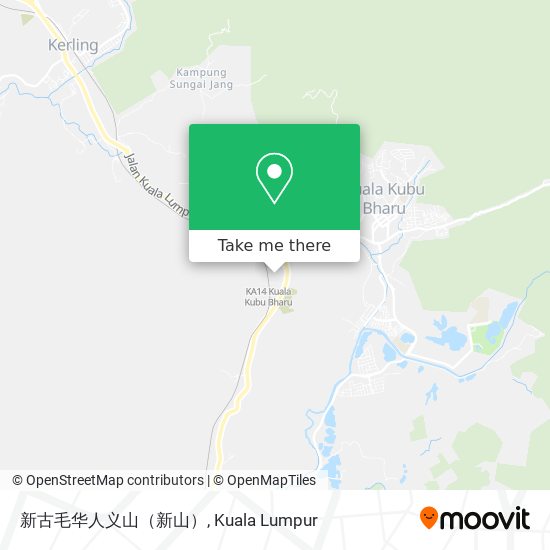 新古毛华人义山（新山） map