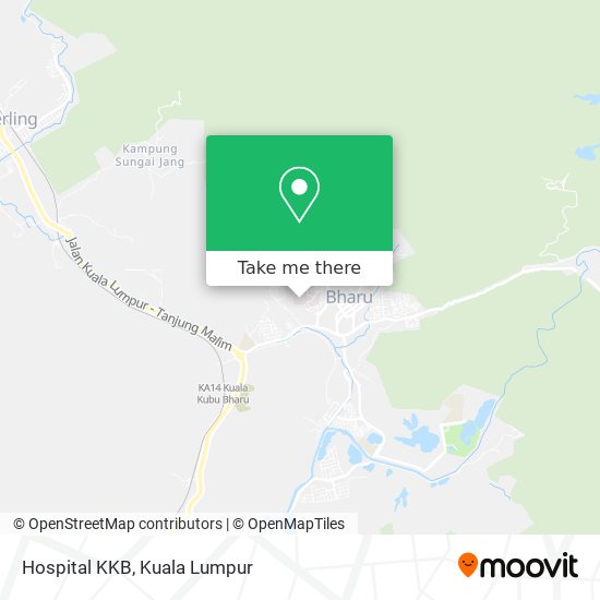 Hospital KKB map