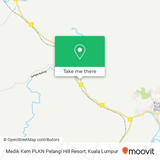 Peta Medik Kem PLKN Pelangi Hill Resort