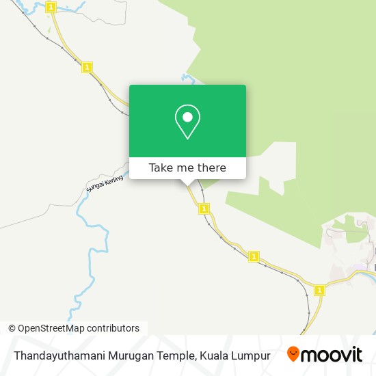 Thandayuthamani Murugan Temple map