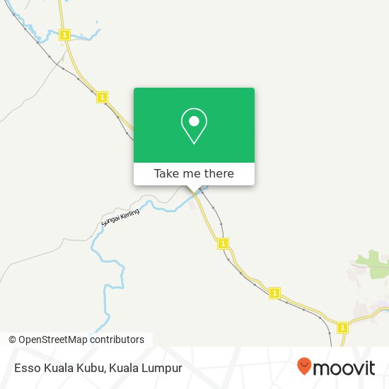 Peta Esso Kuala Kubu