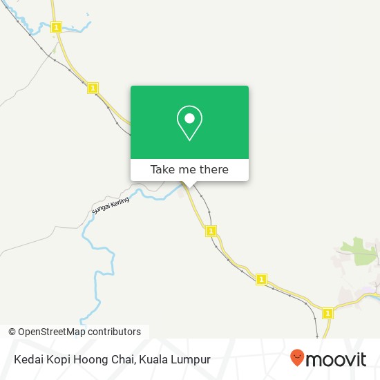 Peta Kedai Kopi Hoong Chai