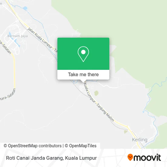 Roti Canai Janda Garang map