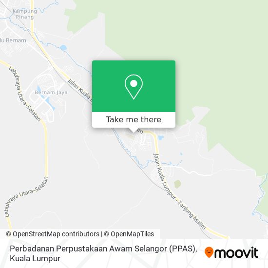 Perbadanan Perpustakaan Awam Selangor (PPAS) map