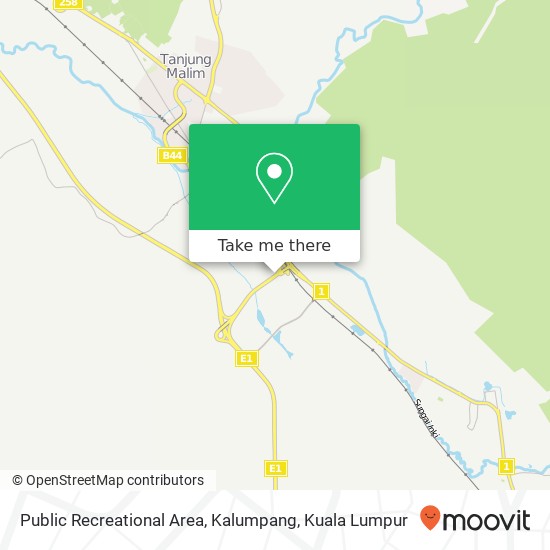 Public Recreational Area, Kalumpang map