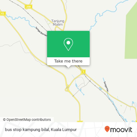 bus stop kampung bilal map