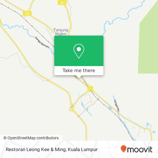 Restoran Leong Kee & Ming map