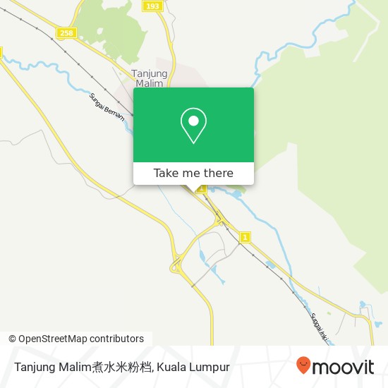 Tanjung Malim煮水米粉档 map