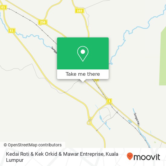 Kedai Roti & Kek Orkid & Mawar Entreprise map