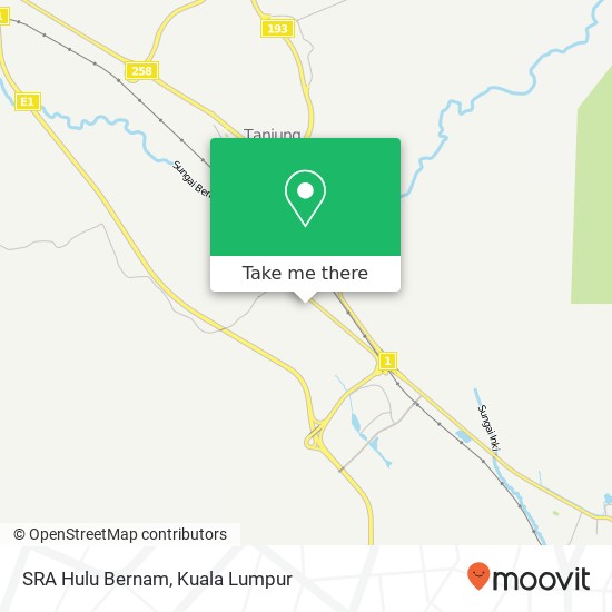 SRA Hulu Bernam map