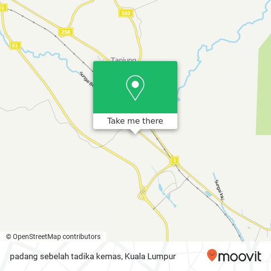 Peta padang sebelah tadika kemas