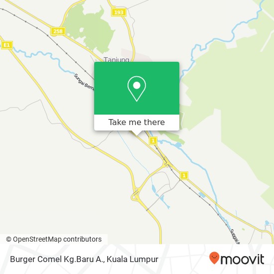 Burger Comel Kg.Baru A. map