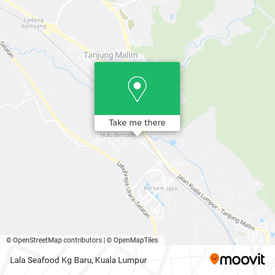 Lala Seafood Kg Baru map