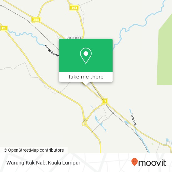 Warung Kak Nab map