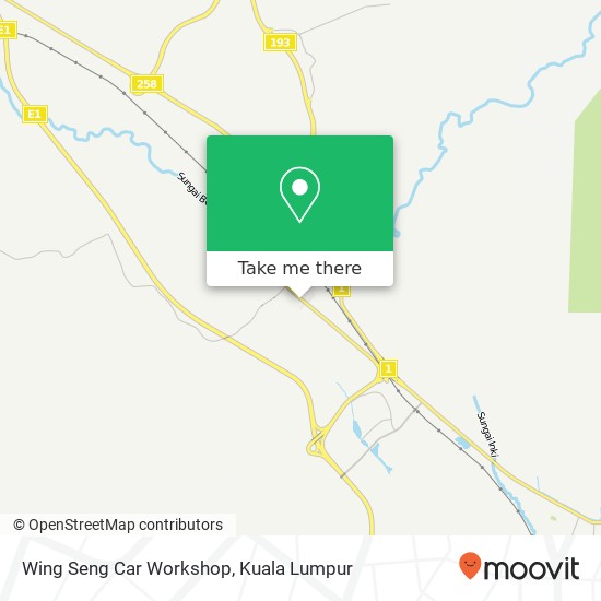 Peta Wing Seng Car Workshop