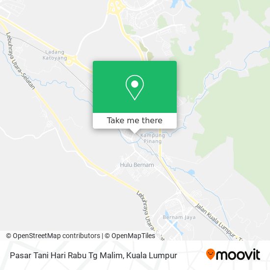 Pasar Tani Hari Rabu Tg Malim map