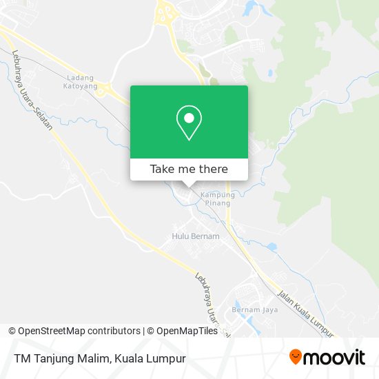 Peta TM Tanjung Malim