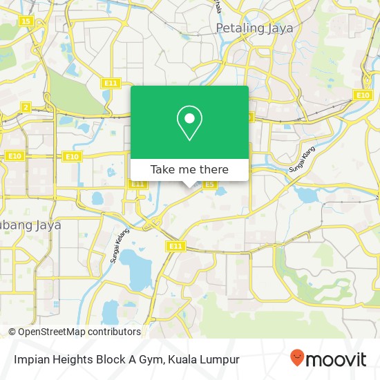 Impian Heights Block A Gym map