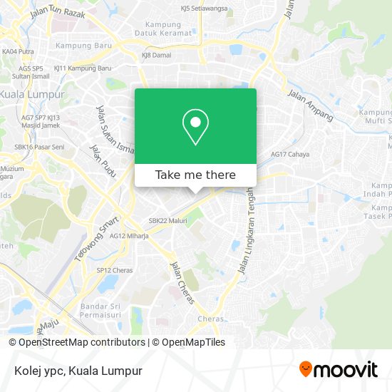 Kolej ypc map