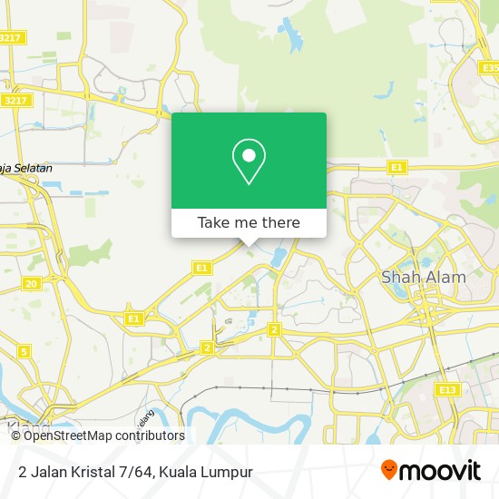 2 Jalan Kristal 7/64 map