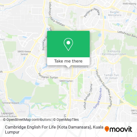 Cambridge English For Life (Kota Damansara) map