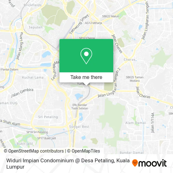 Widuri Impian Condominium @ Desa Petaling map