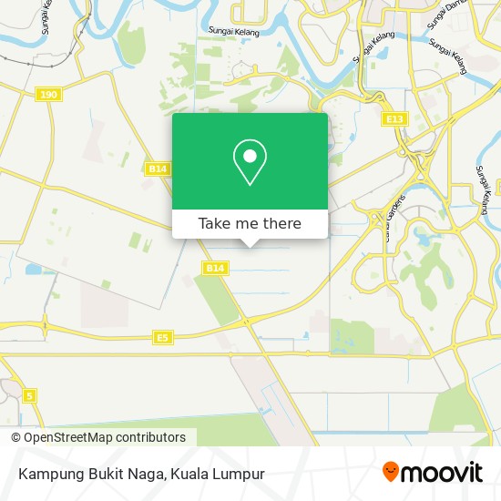 Peta Kampung Bukit Naga