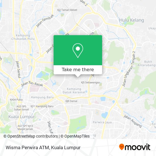 Wisma Perwira ATM map