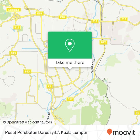 Pusat Perubatan Darussyifa' map