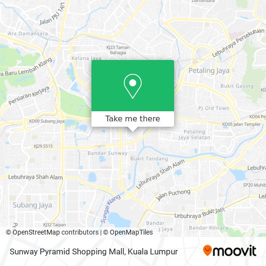 Peta Sunway Pyramid Shopping Mall