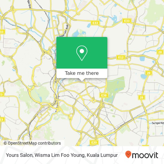 Yours Salon, Wisma Lim Foo Young map