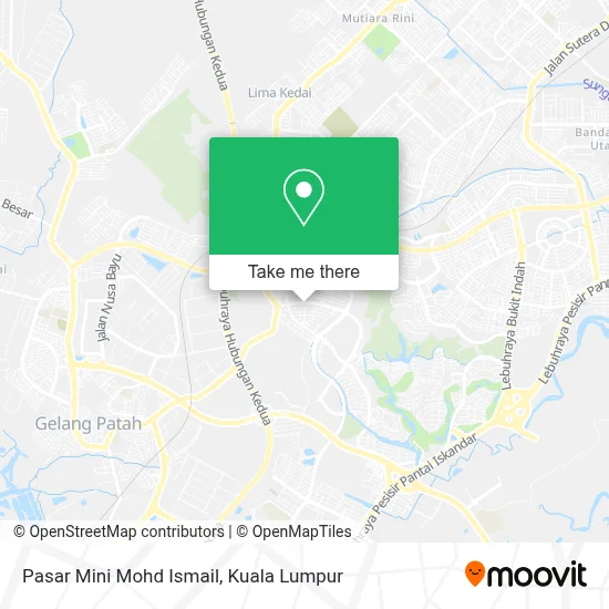 Pasar Mini Mohd Ismail map