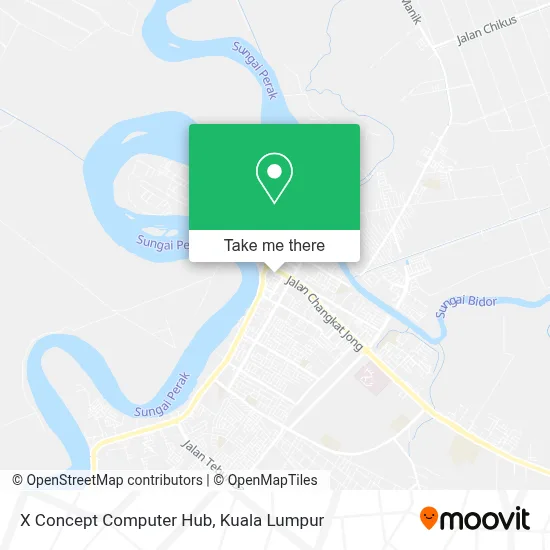 X Concept Computer Hub map
