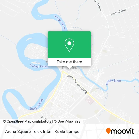 Arena Square Teluk Intan map