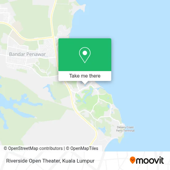 Riverside Open Theater map