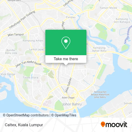 Caltex map