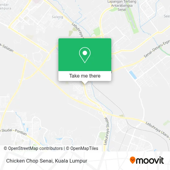 Chicken Chop Senai map