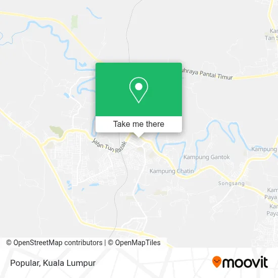 Popular map