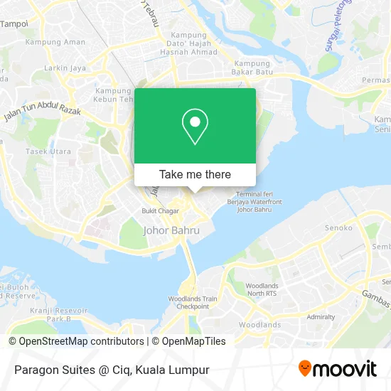Paragon Suites @ Ciq map