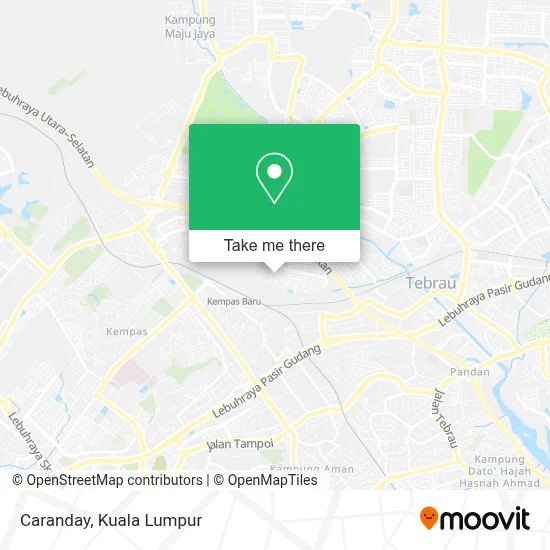 Caranday map
