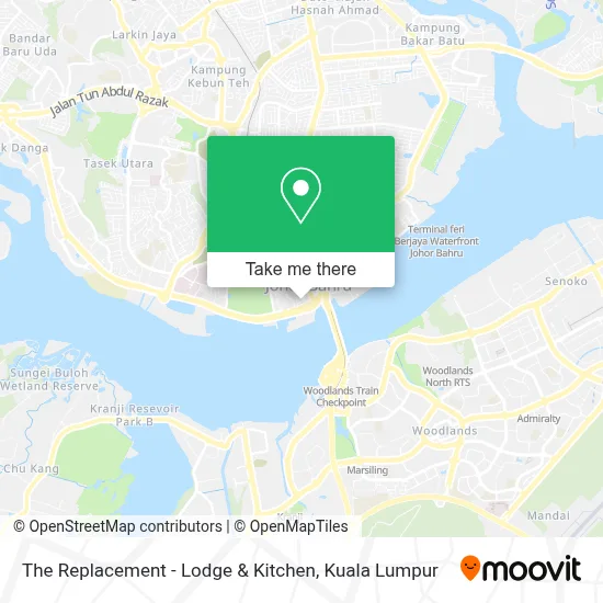 The Replacement - Lodge & Kitchen map