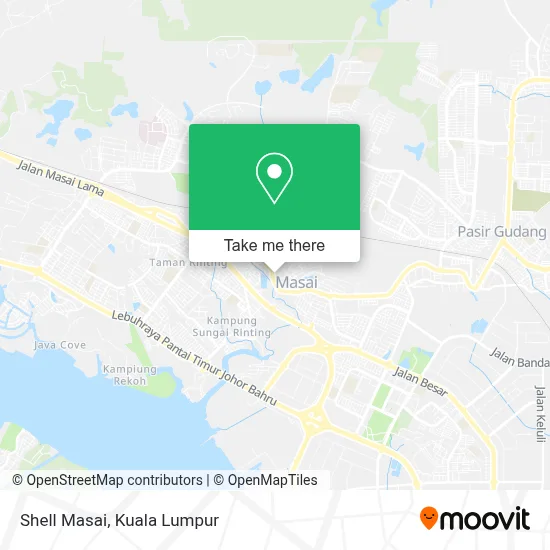 Shell Masai map