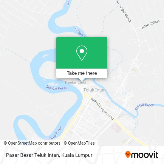 Pasar Besar Teluk Intan map