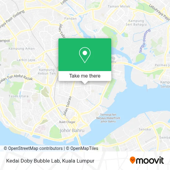 Kedai Doby Bubble Lab map