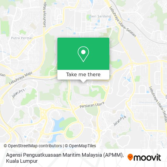 Agensi Penguatkuasaan Maritim Malaysia (APMM) map